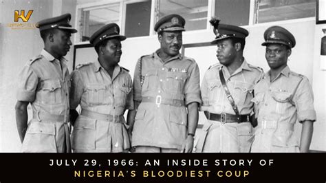 The 1966 Nigerian Coup d'État: A Catalyst for Unforeseen Political Turmoil and Ethnic Tensions within the Nation