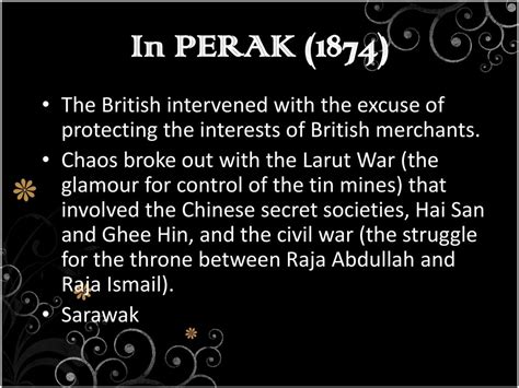 The 1874 Perak War: A Struggle for Succession and Control in a Malay Sultanate